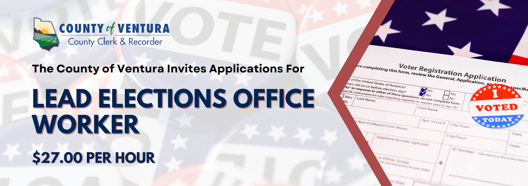 Be part of democracy in action!